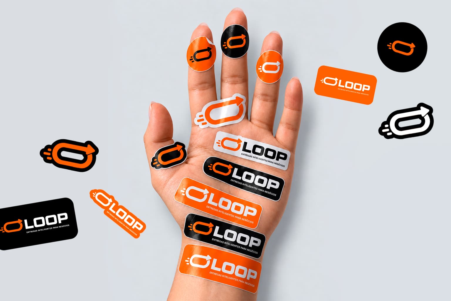 Adhesivos de Loop en distintas variantes de color